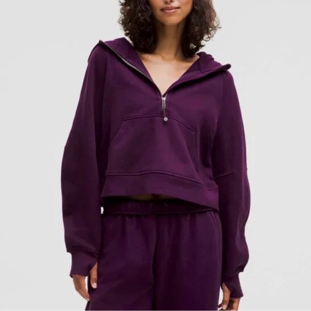 Lululemon crop scuba half zip XS/S